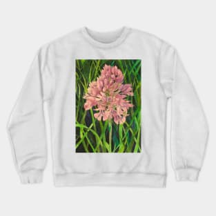 Wild orchids watercolour painting Crewneck Sweatshirt